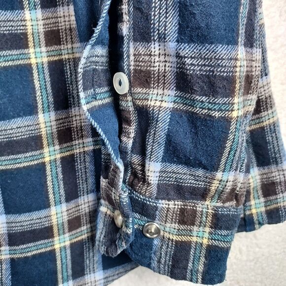 Guide Gear Field Tested L Button-Up Long Sleeve Plaid Flannel Western Style - Picture 4 of 10